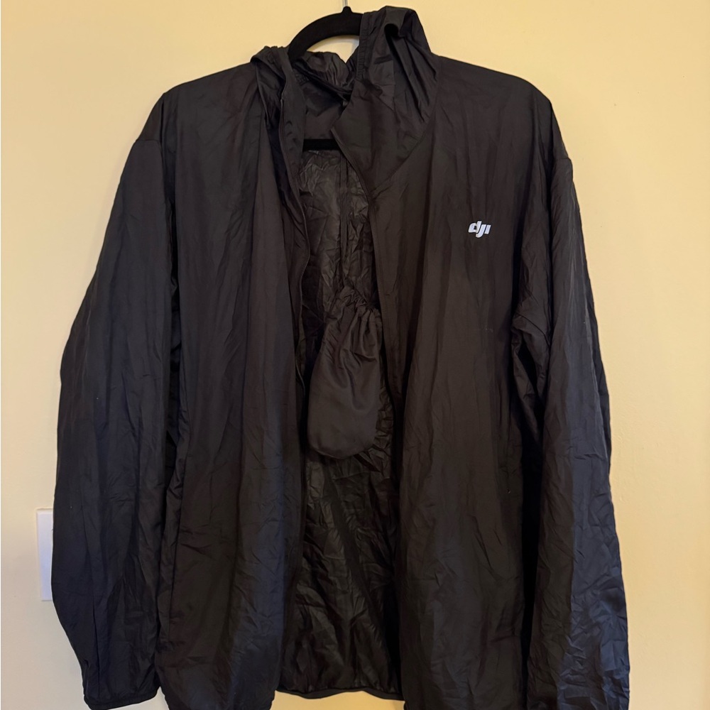 DJI Black Windbreaker Jacket